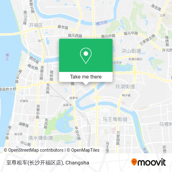 至尊租车(长沙开福区店) map