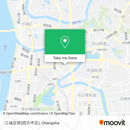 江城宾馆(四方坪店) map