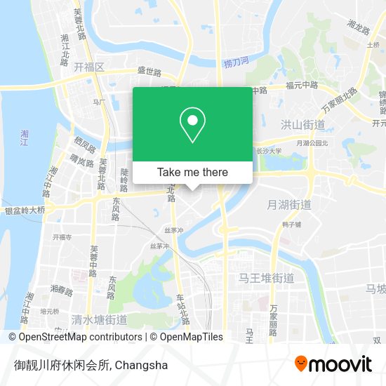 御靓川府休闲会所 map