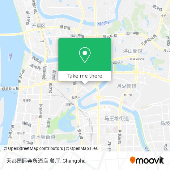 天都国际会所酒店-餐厅 map