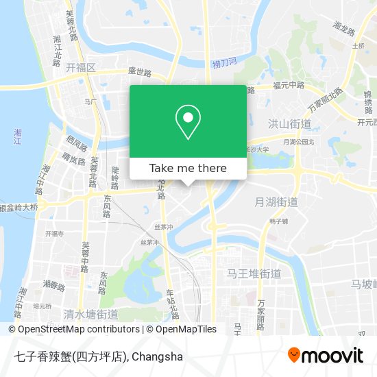 七子香辣蟹(四方坪店) map