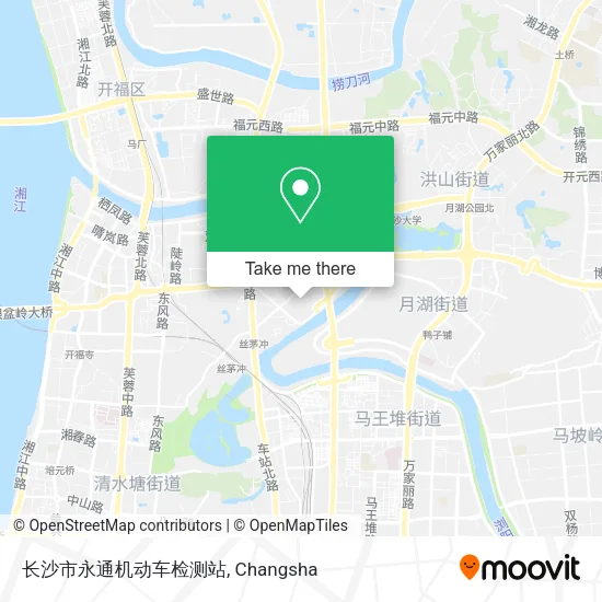 长沙市永通机动车检测站 map