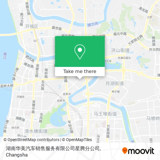 湖南华美汽车销售服务有限公司星腾分公司 map
