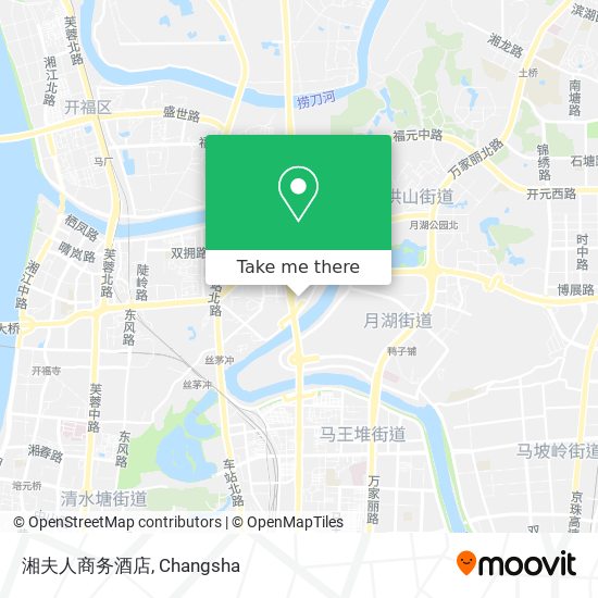 湘夫人商务酒店 map
