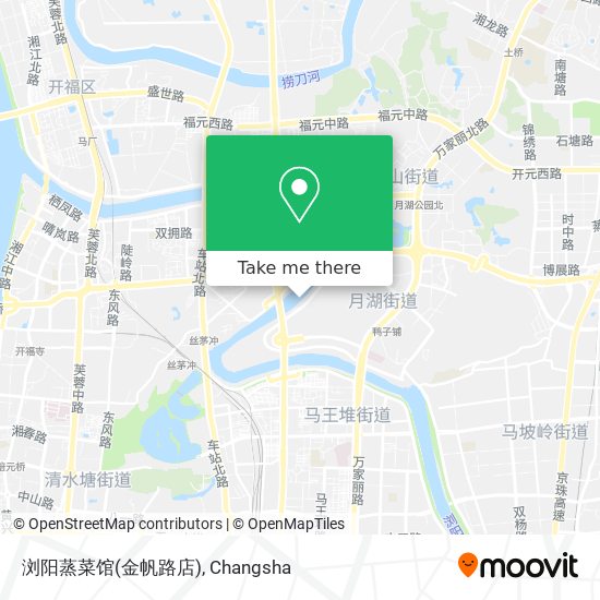 浏阳蒸菜馆(金帆路店) map