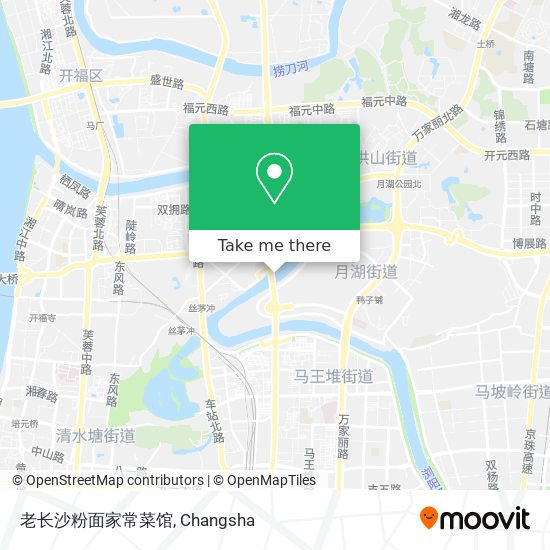 老长沙粉面家常菜馆 map