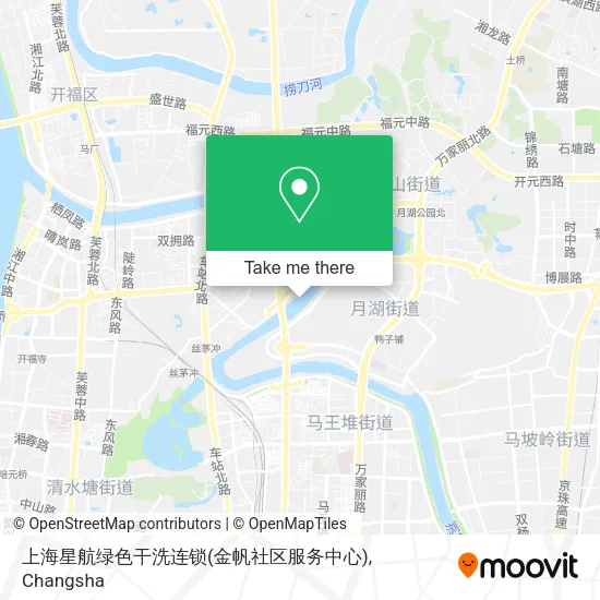 上海星航绿色干洗连锁(金帆社区服务中心) map
