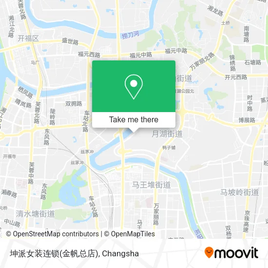坤派女装连锁(金帆总店) map
