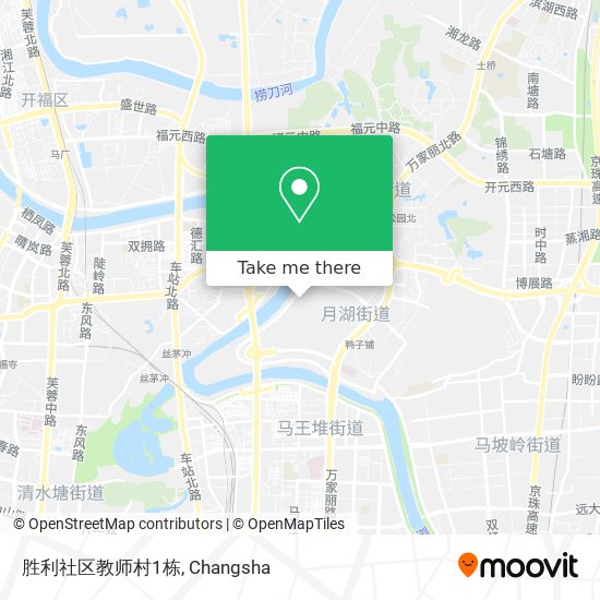 胜利社区教师村1栋 map