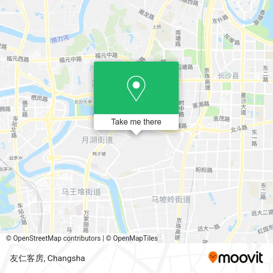 友仁客房 map