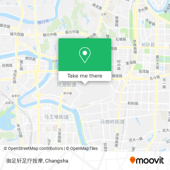 御足轩足疗按摩 map