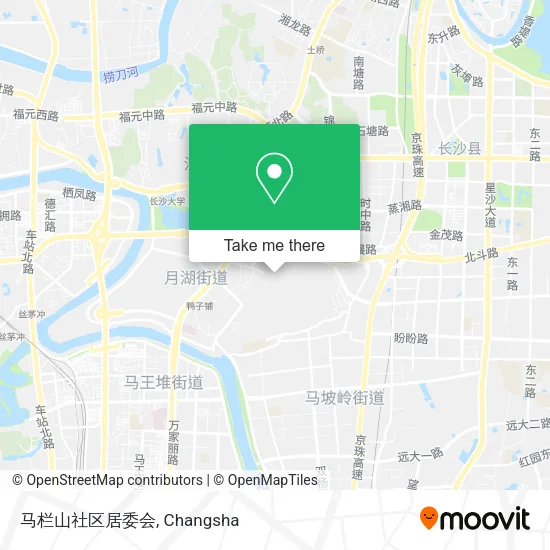 马栏山社区居委会 map