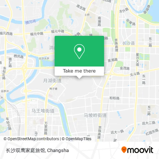 长沙双鹰家庭旅馆 map
