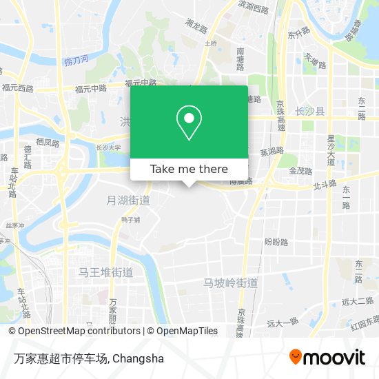 万家惠超市停车场 map