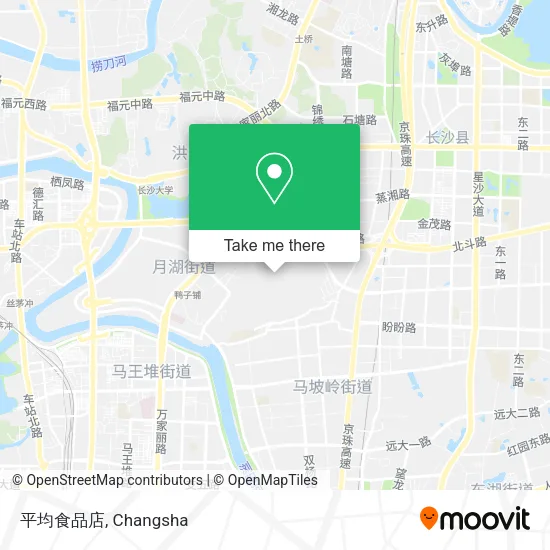 平均食品店 map