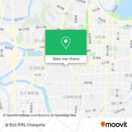 金色比华利 map