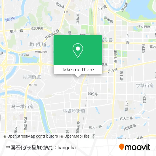 中国石化(长星加油站) map