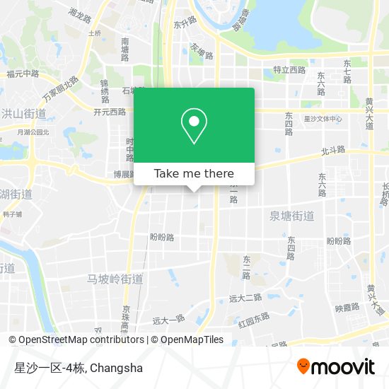 星沙一区-4栋 map
