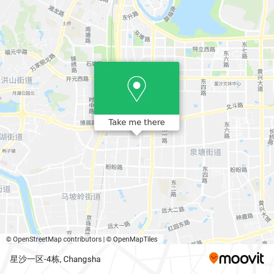 星沙一区-4栋 map