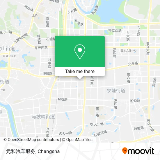 元和汽车服务 map