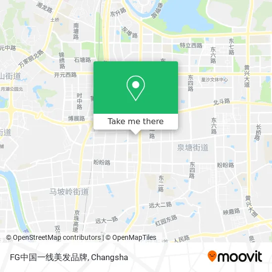 FG中国一线美发品牌 map