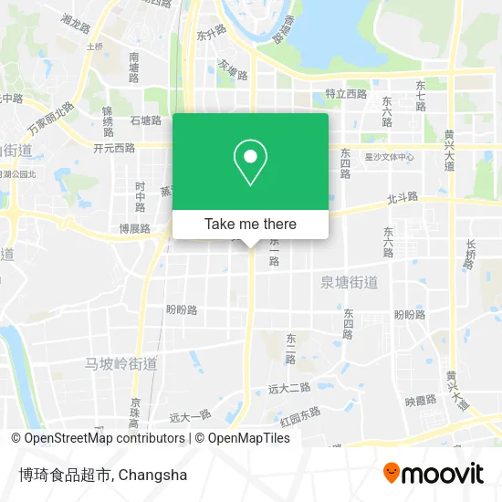 博琦食品超市 map