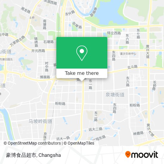 豪博食品超市 map