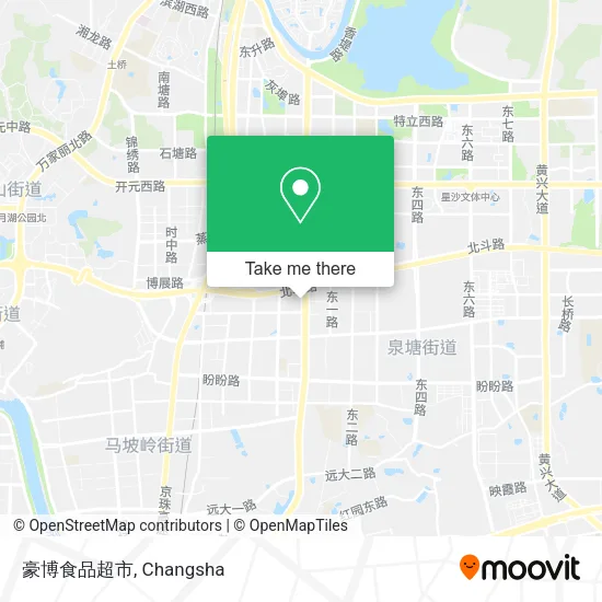 豪博食品超市 map