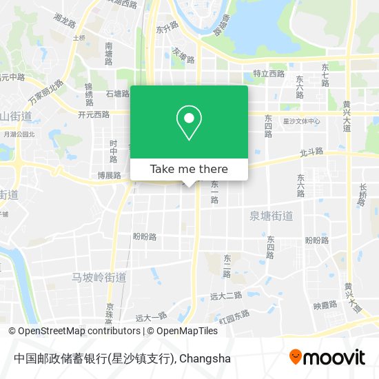 中国邮政储蓄银行(星沙镇支行) map
