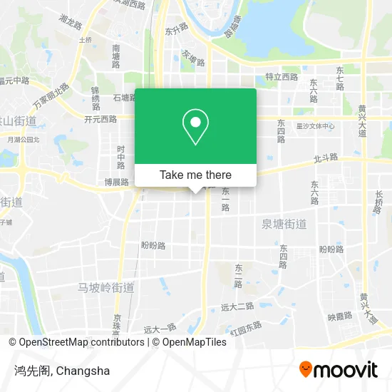 鸿先阁 map