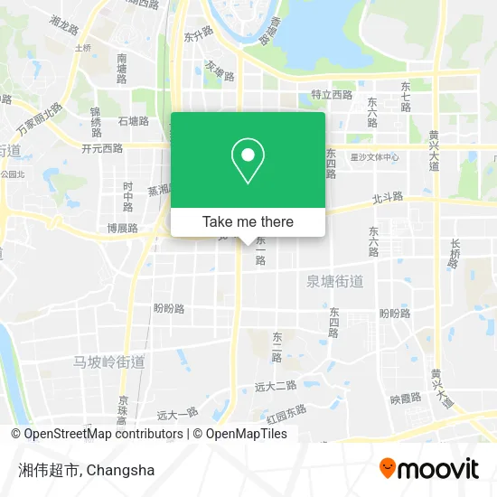 湘伟超市 map