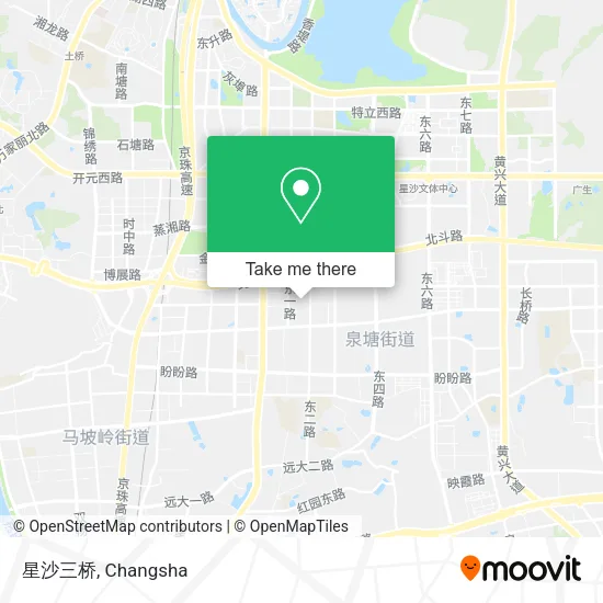 星沙三桥 map