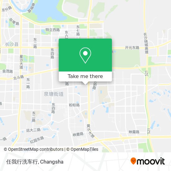 任我行洗车行 map