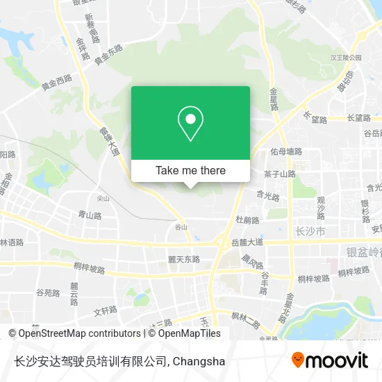 长沙安达驾驶员培训有限公司 map