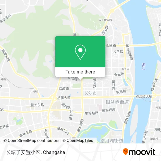 长塘子安置小区 map