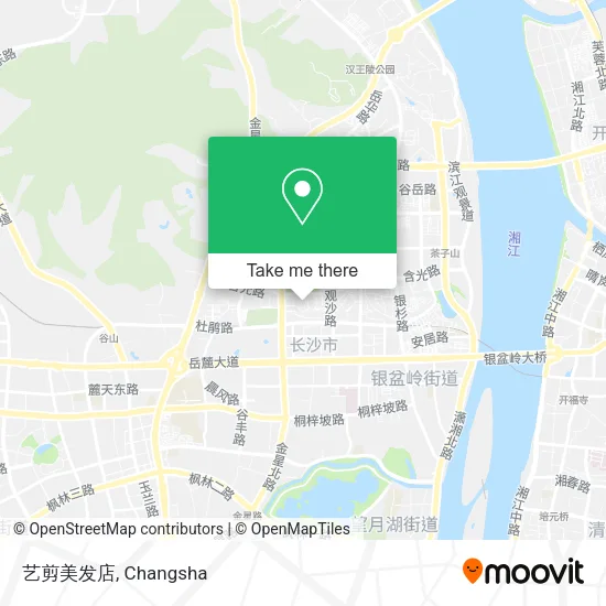 艺剪美发店 map