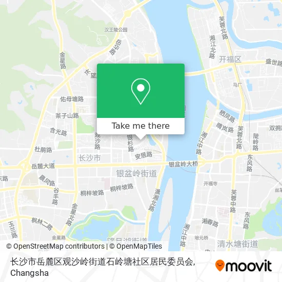长沙市岳麓区观沙岭街道石岭塘社区居民委员会 map
