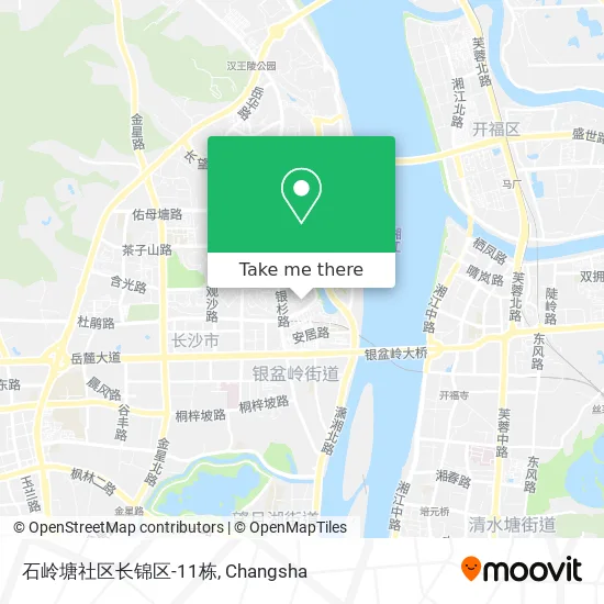 石岭塘社区长锦区-11栋 map