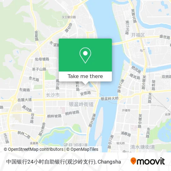 中国银行24小时自助银行(观沙岭支行) map