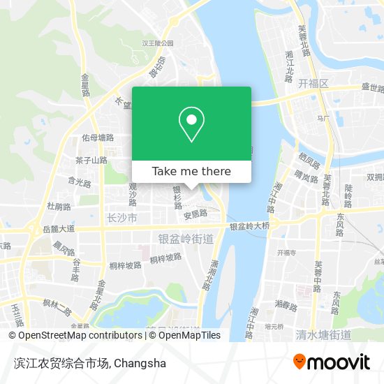 滨江农贸综合市场 map