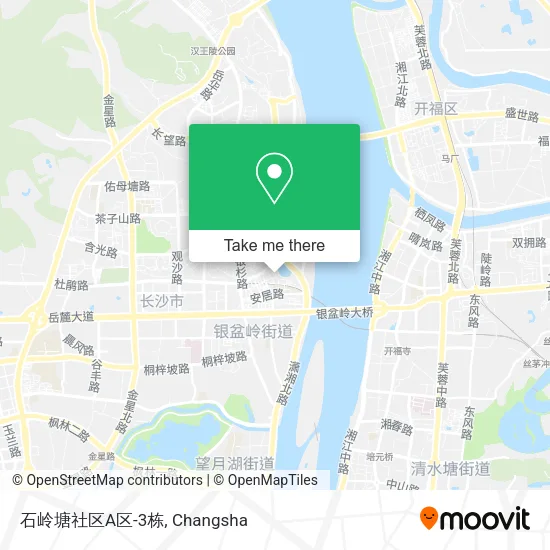 石岭塘社区A区-3栋 map