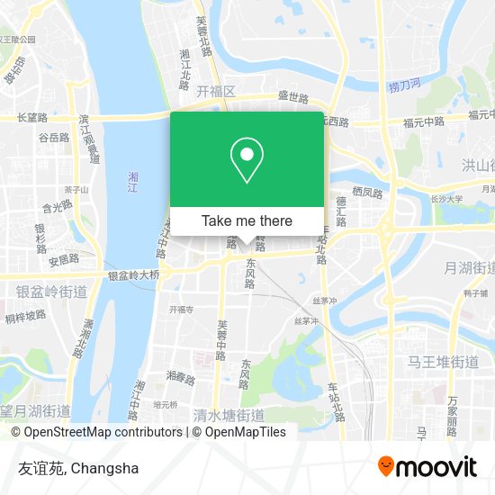 友谊苑 map