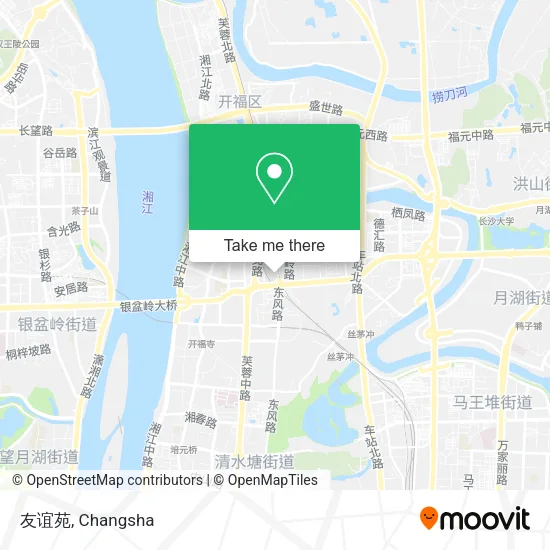 友谊苑 map