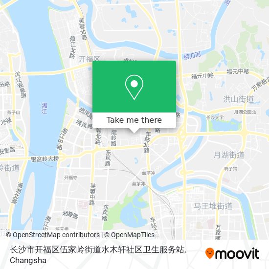长沙市开福区伍家岭街道水木轩社区卫生服务站 map