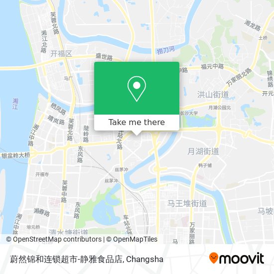 蔚然锦和连锁超市-静雅食品店 map