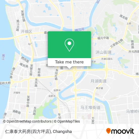 仁康泰大药房(四方坪店) map