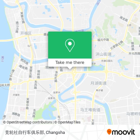 竞轮社自行车俱乐部 map