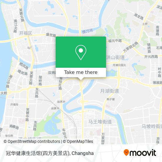 冠华健康生活馆(四方美景店) map