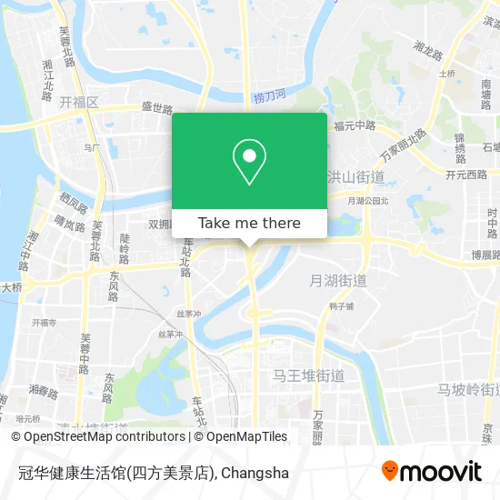 冠华健康生活馆(四方美景店) map