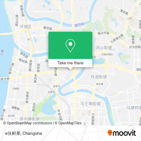 e佳鲜果 map